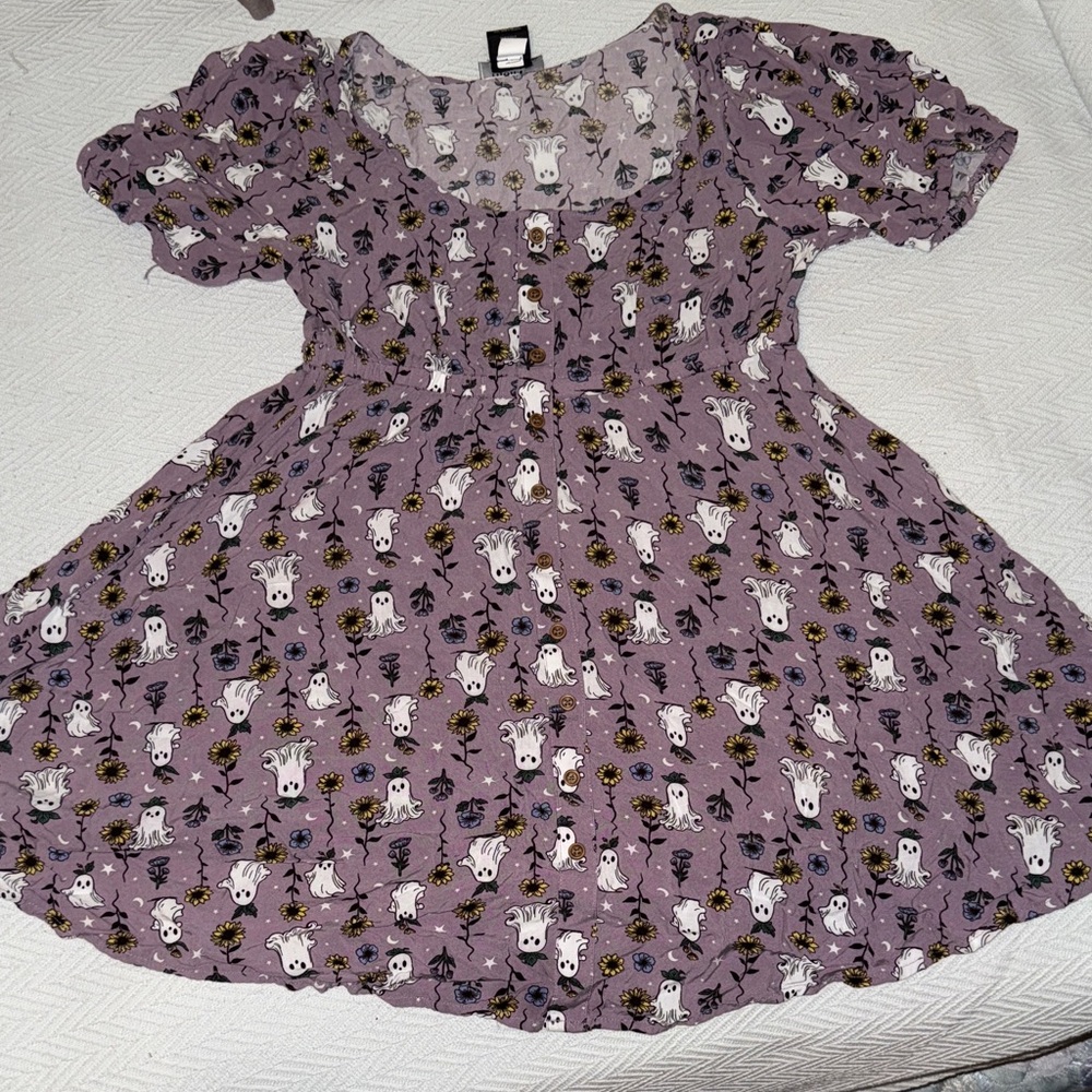 Thor Purple Floral Dress